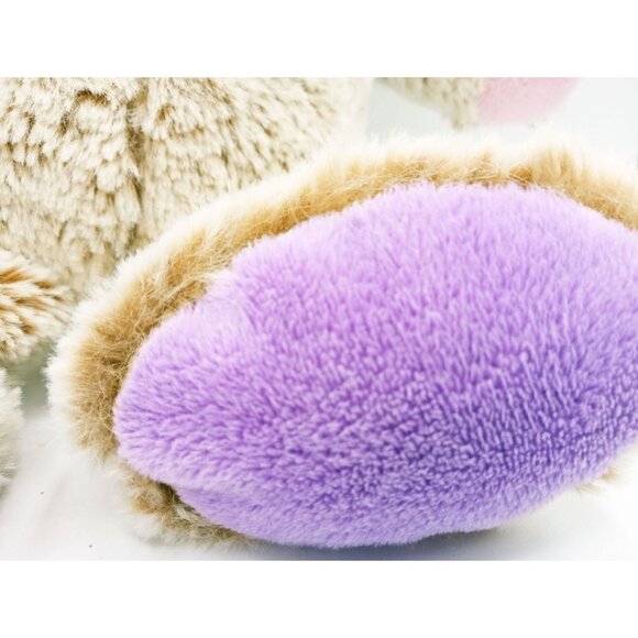 Bunny Plush Kellytoy Light Brown Stuffed Animal Colorful Paws Ears Easter 12 In - Picture 6 of 15